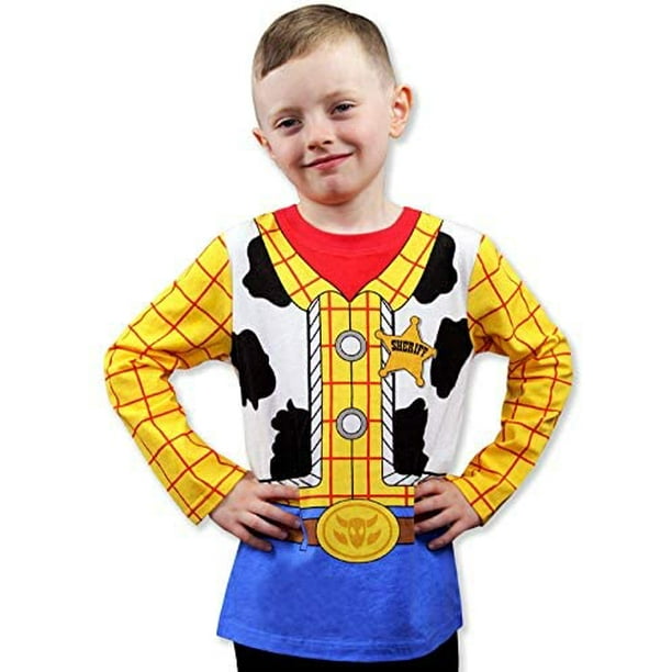 Toy Story 4 Sheriff Woody Boys Girls Baby Toddler Long Sleeve T-Shirt Tee